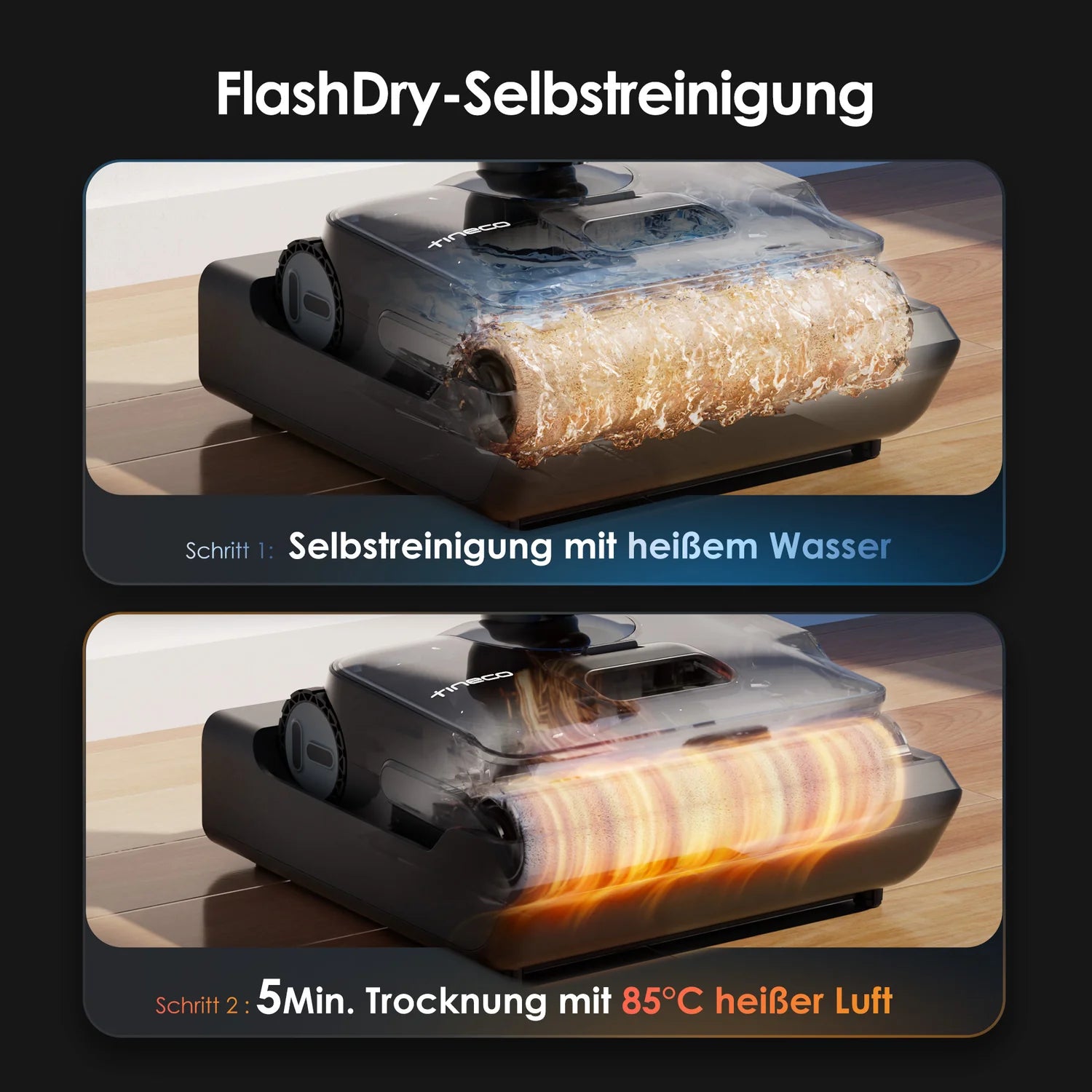 Tineco Floor One S9 Artist – Perfektion bis in den letzten Winkel